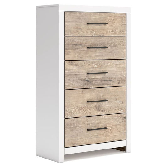 Charbitt - Two-tone - Five Drawer Chest