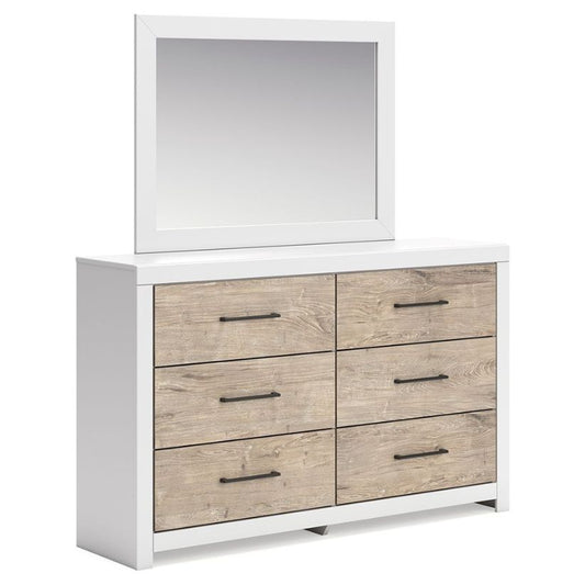 Charbitt - Two-tone - Dresser And Mirror