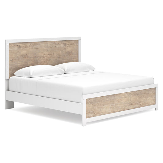 Charbitt - Two-tone - King Panel Bed