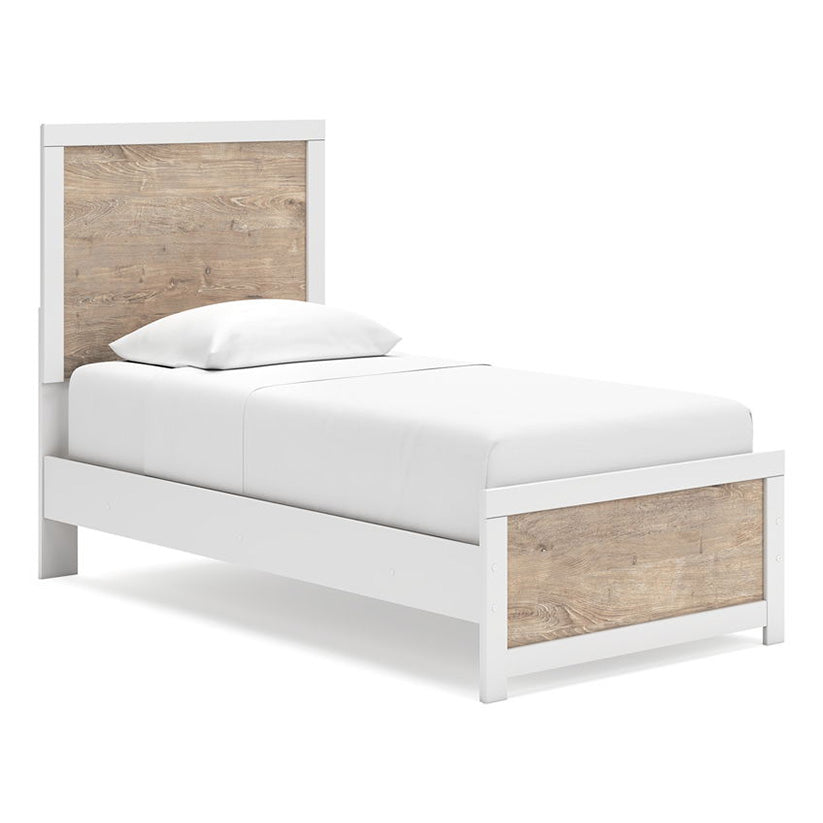 Charbitt - Two-tone - Twin Panel Bed