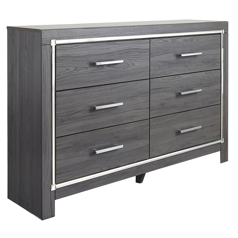 Lodanna - Gray - Six Drawer Dresser