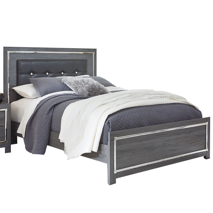 Lodanna - Gray - Queen Panel Bed