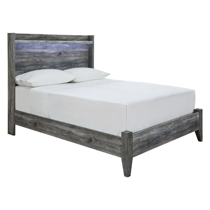 Baystorm - Gray - Full Panel Bed