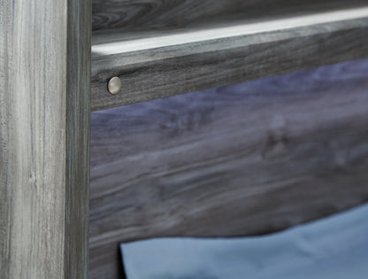 Baystorm - Gray - Twin Panel Bed