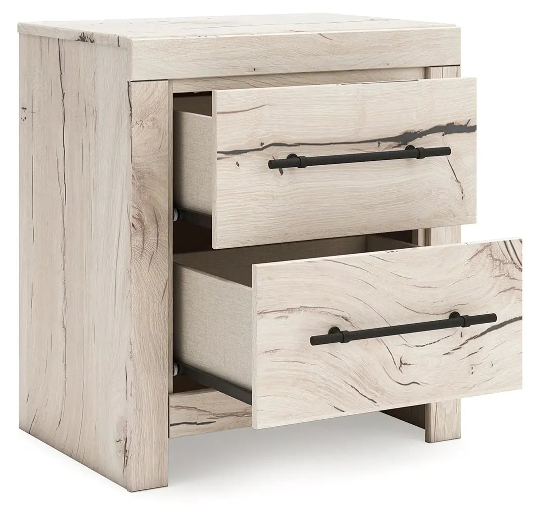 Lawroy - Light Natural - Two Drawer Night Stand 2