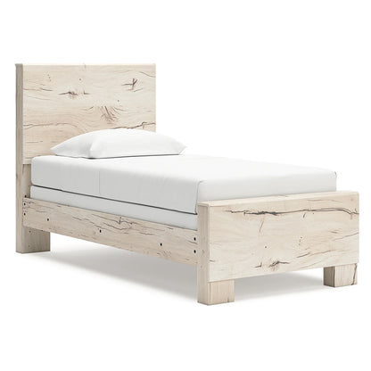 Lawroy - Light Natural - Twin Panel Bed