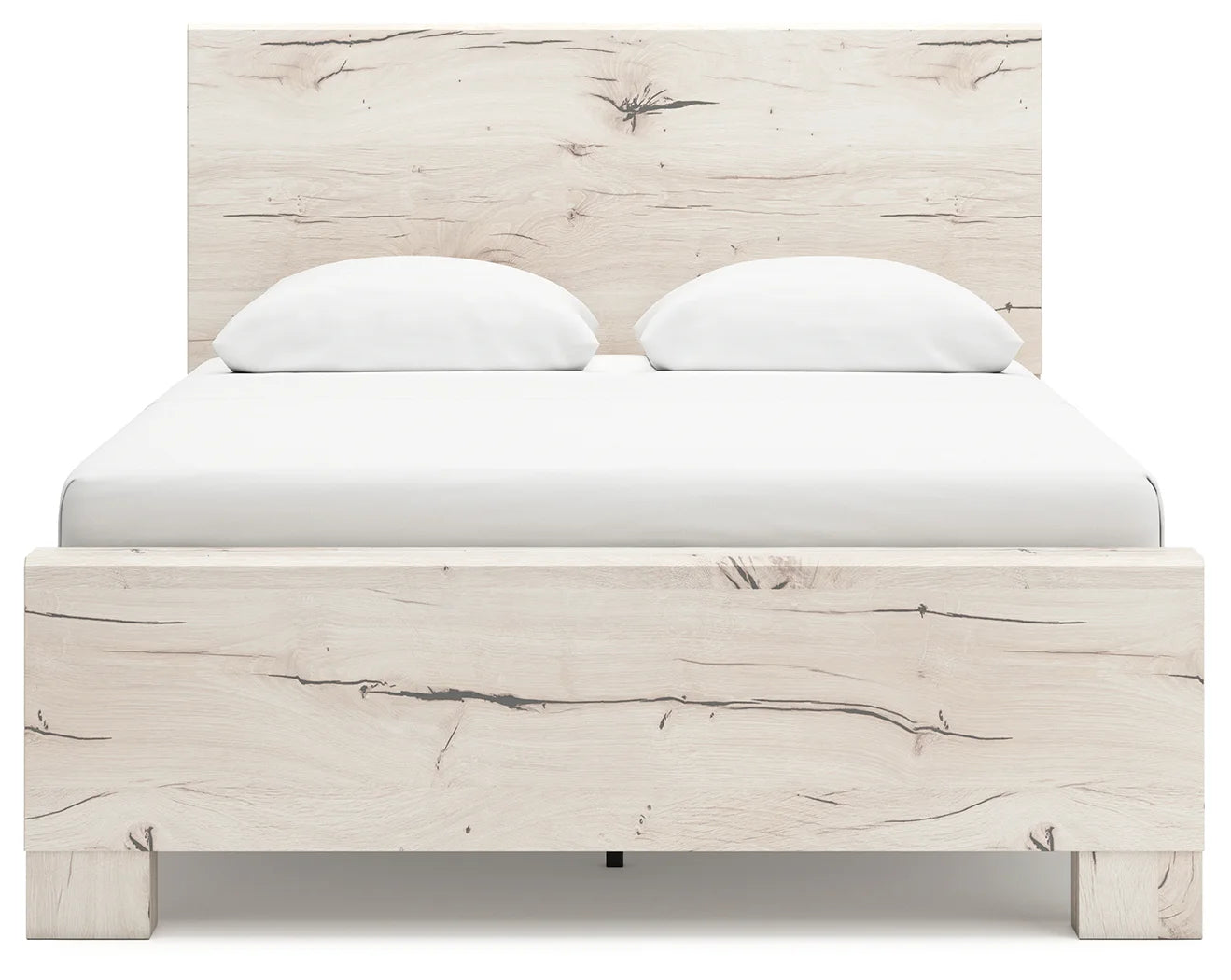 Lawroy - Light Natural - Queen Panel Bed