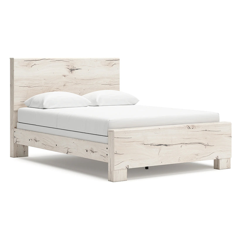 Lawroy - Light Natural - Queen Panel Bed