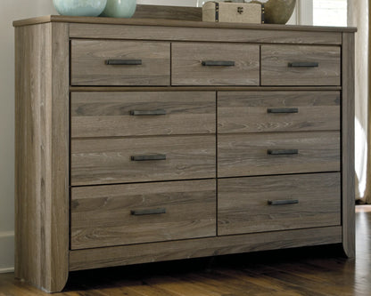 Zelen - Warm Gray - Seven Drawer Dresser