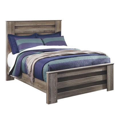 Zelen - Warm Gray - Full Panel Bed