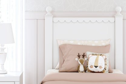 Mollviney - White - Twin Panel Bed 8