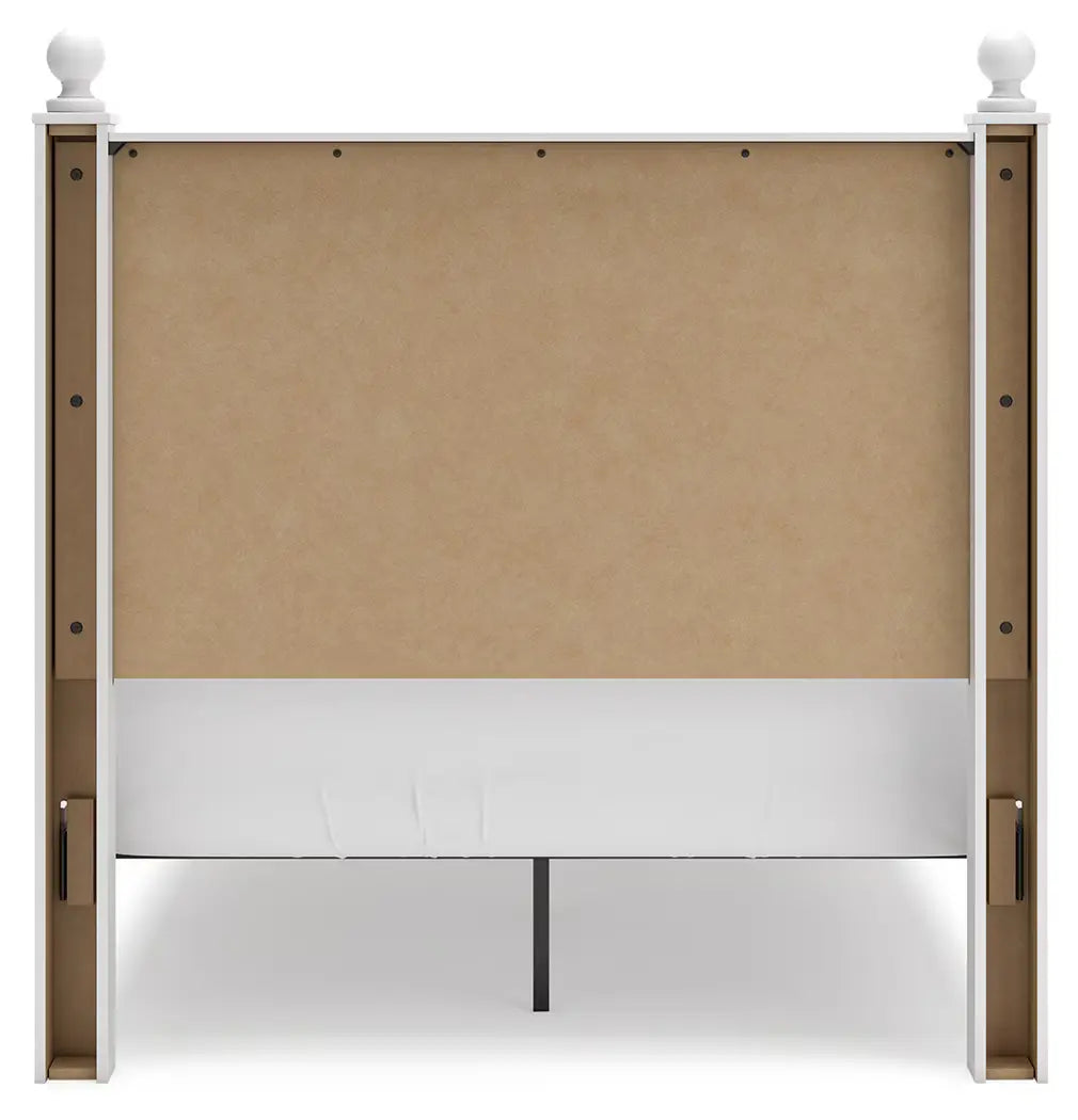 Mollviney - White - Full Panel Bed 5