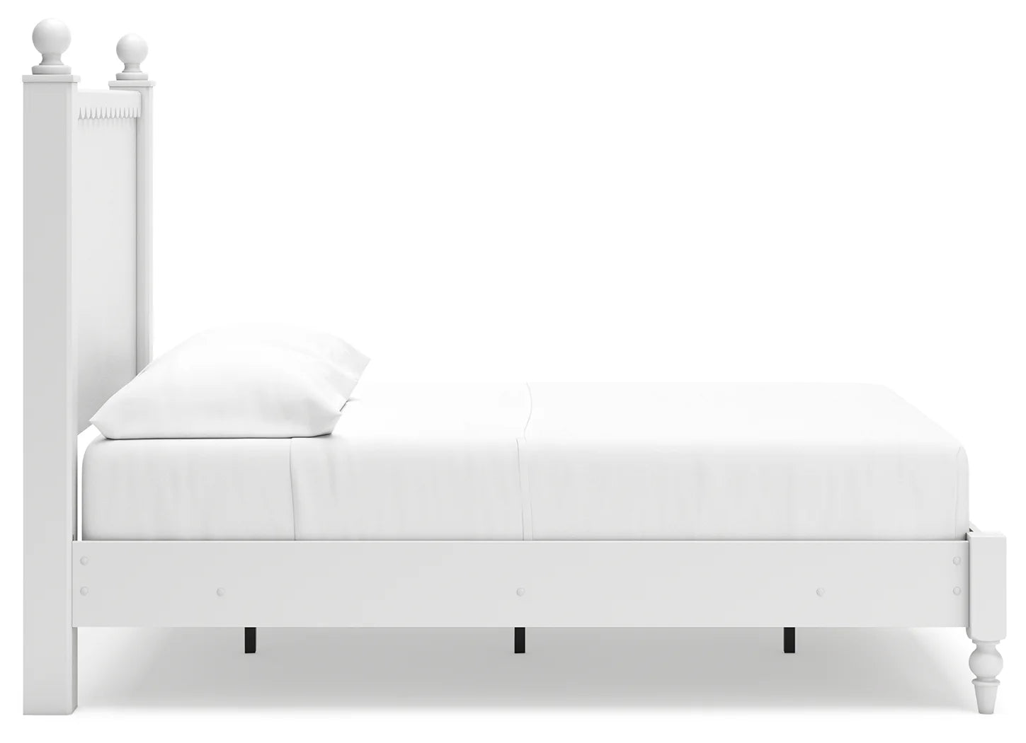 Mollviney - White - Full Panel Bed 7