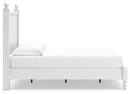 Mollviney - White - Full Panel Bed 7