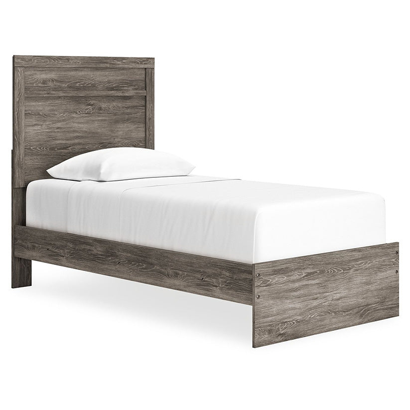 Ralinksi - Gray - Twin Panel Bed