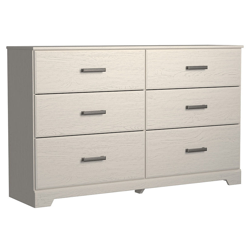 Stelsie - White - Six Drawer Dresser