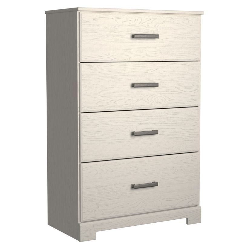 Stelsie - White - Four Drawer Chest