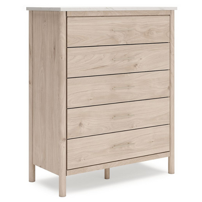 Cadmori - Two-tone - Five Drawer Wide Chest