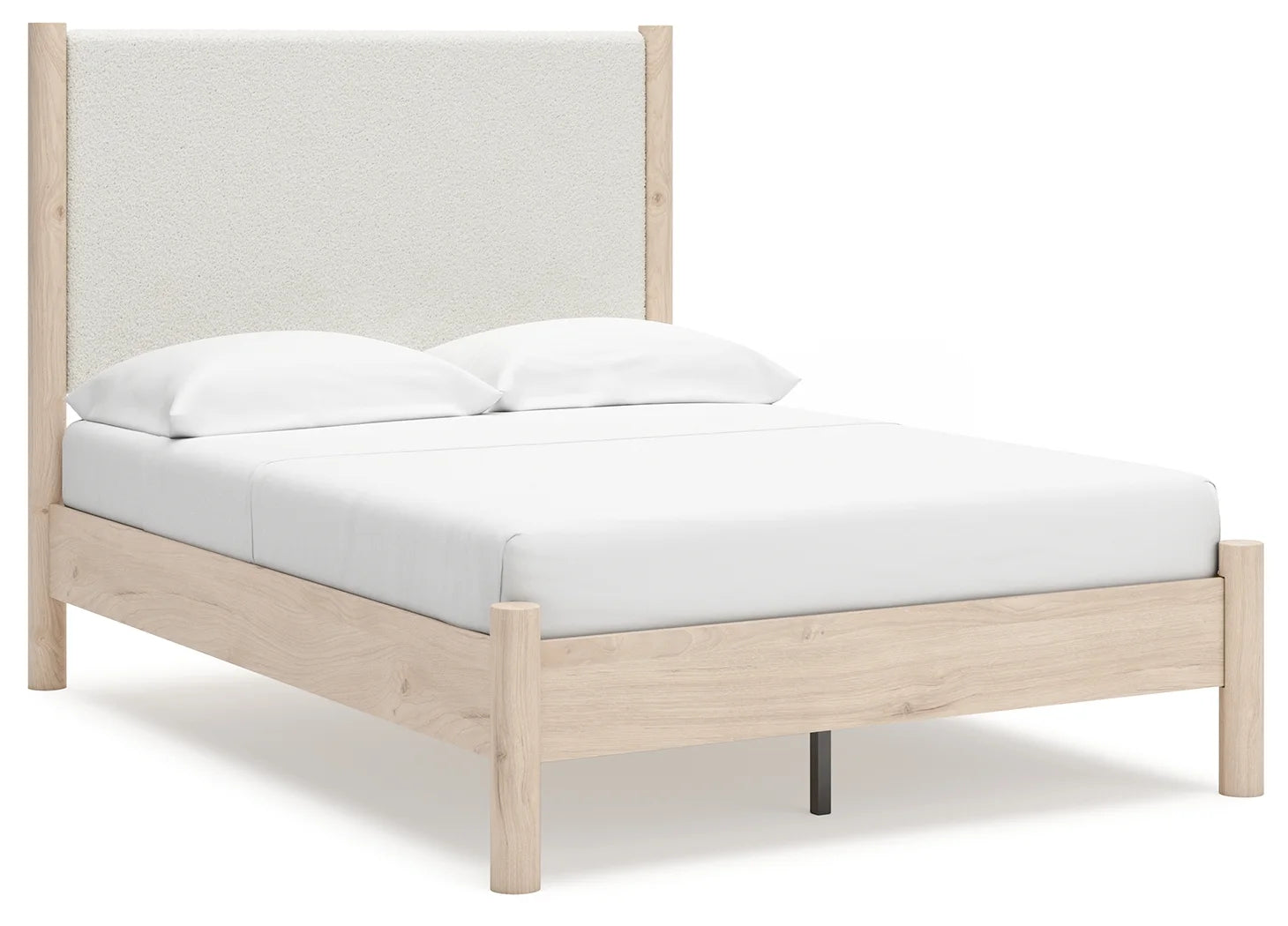 Cadmori - Two-tone - Full Upholstered Panel Bed 1