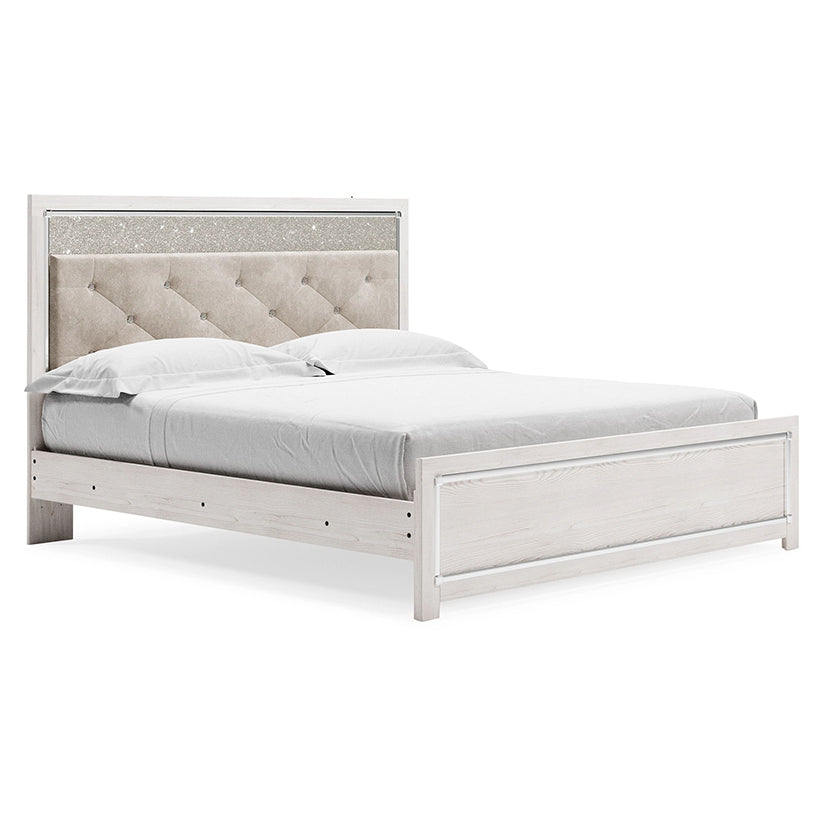 Altyra - White - King Panel Bed