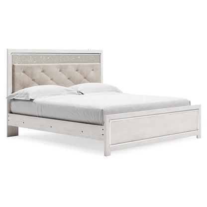Altyra - White - King Panel Bed