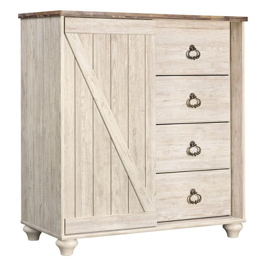 Willowton - Whitewash - Dressing Chest