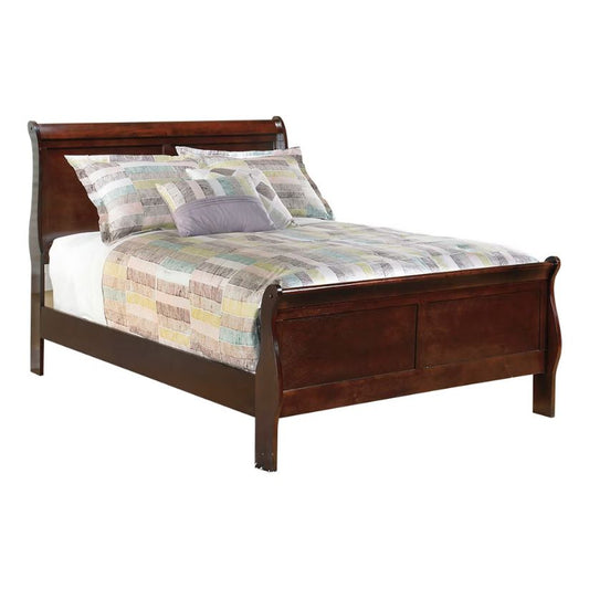 Alisdair - Dark Brown - Full Sleigh Bed