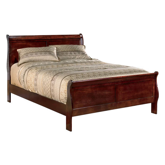 Alisdair - Dark Brown - Queen Sleigh Bed