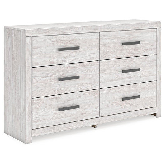 Cayboni - Whitewash - Six Drawer Dresser