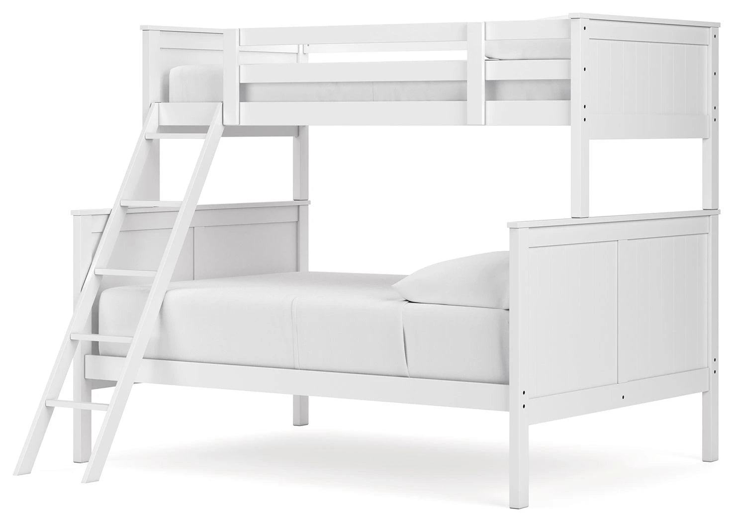 Nextonfort - White - Twin Over Full Bunk Bed