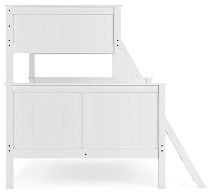 Nextonfort - White - Twin Over Full Bunk Bed