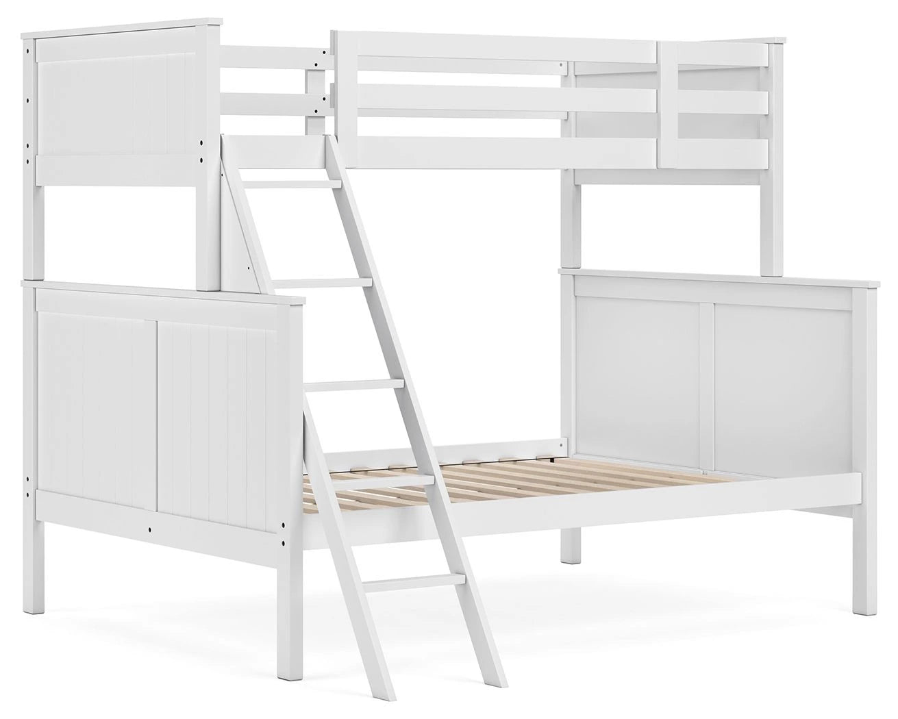 Nextonfort - White - Twin Over Full Bunk Bed