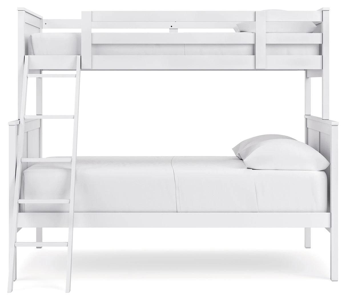 Nextonfort - White - Twin Over Full Bunk Bed