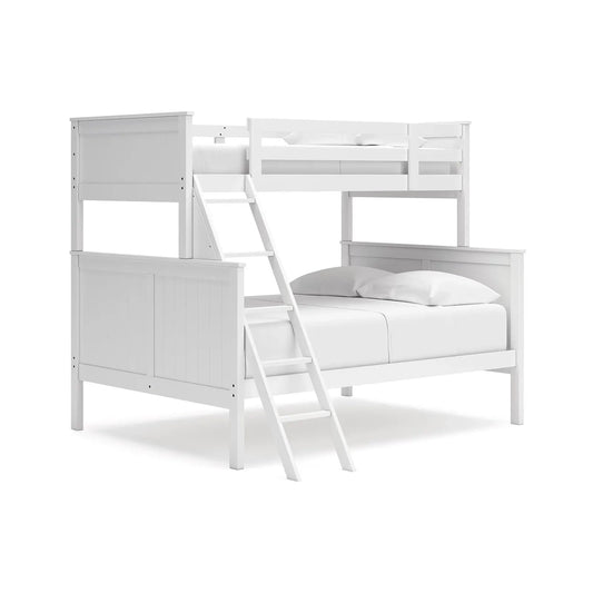 Nextonfort - White - Twin Over Full Bunk Bed