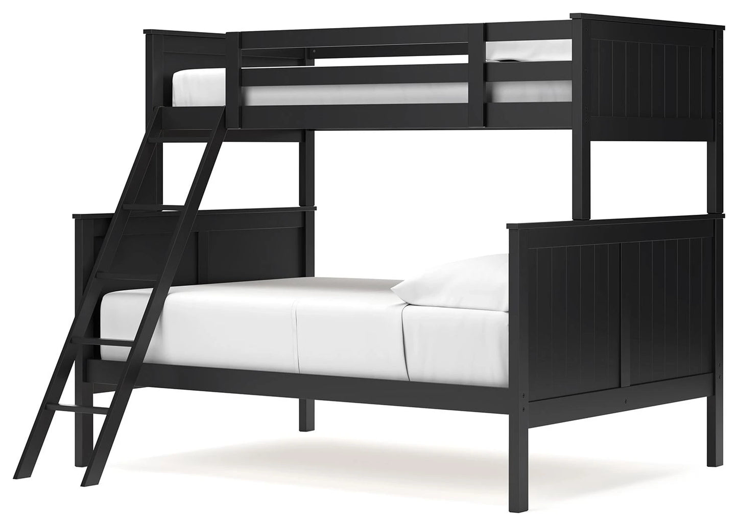 Nextonfort - Black - Twin Over Full Bunk Bed