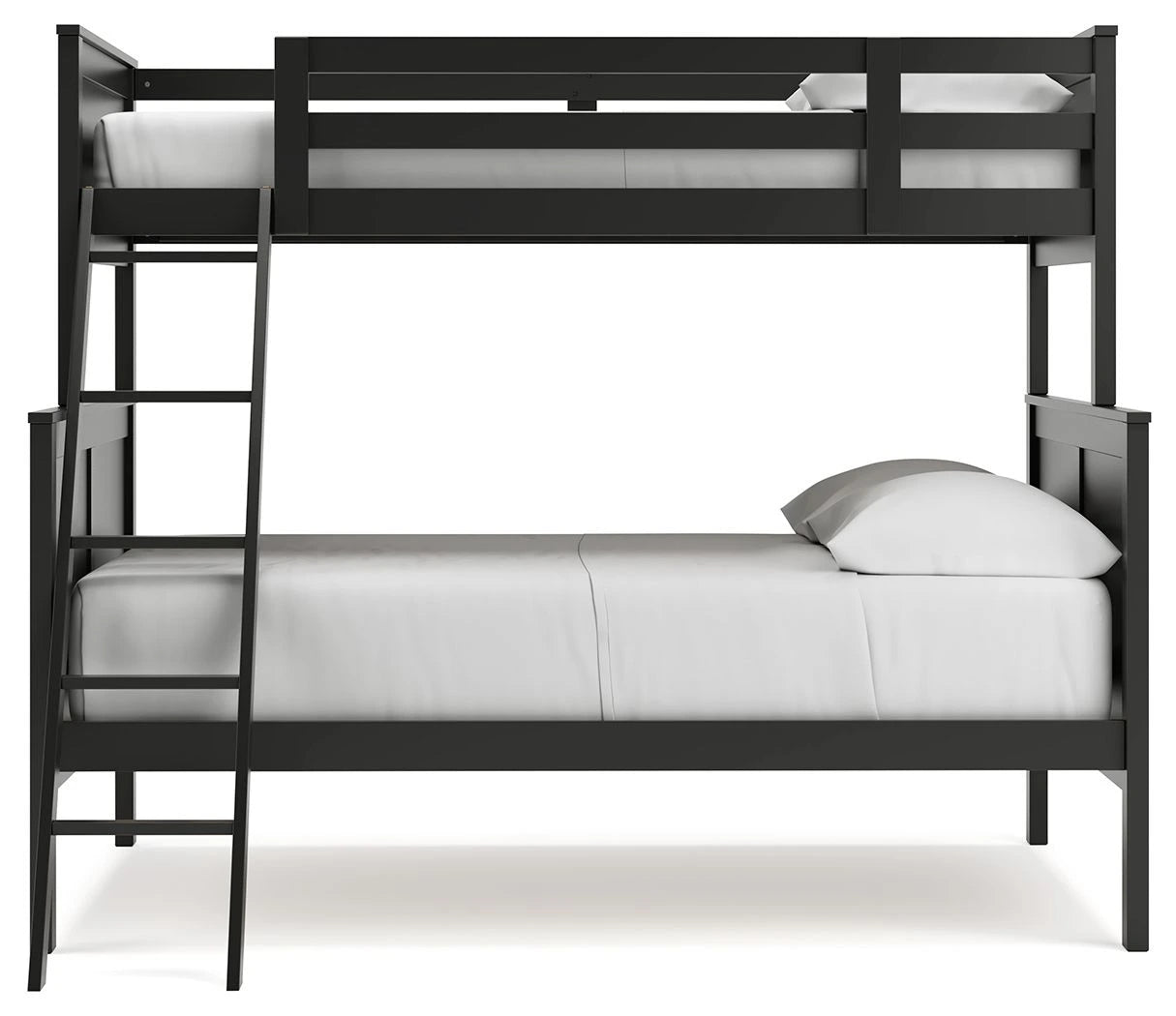 Nextonfort - Black - Twin Over Full Bunk Bed