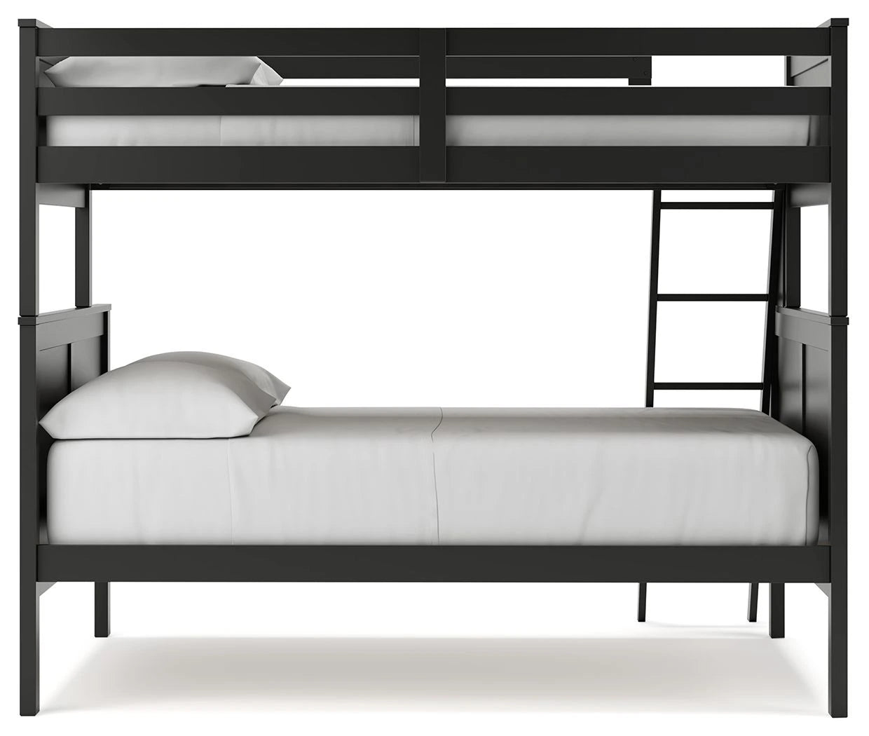 Nextonfort - Black - Twin Over Full Bunk Bed