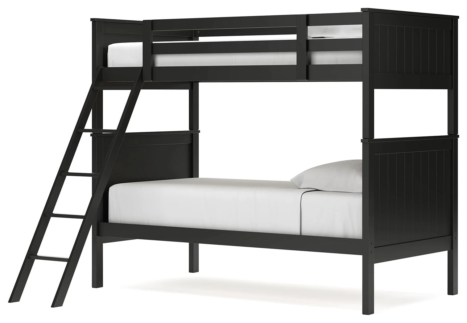 Nextonfort - Black - Twin Over Twin Bunk Bed