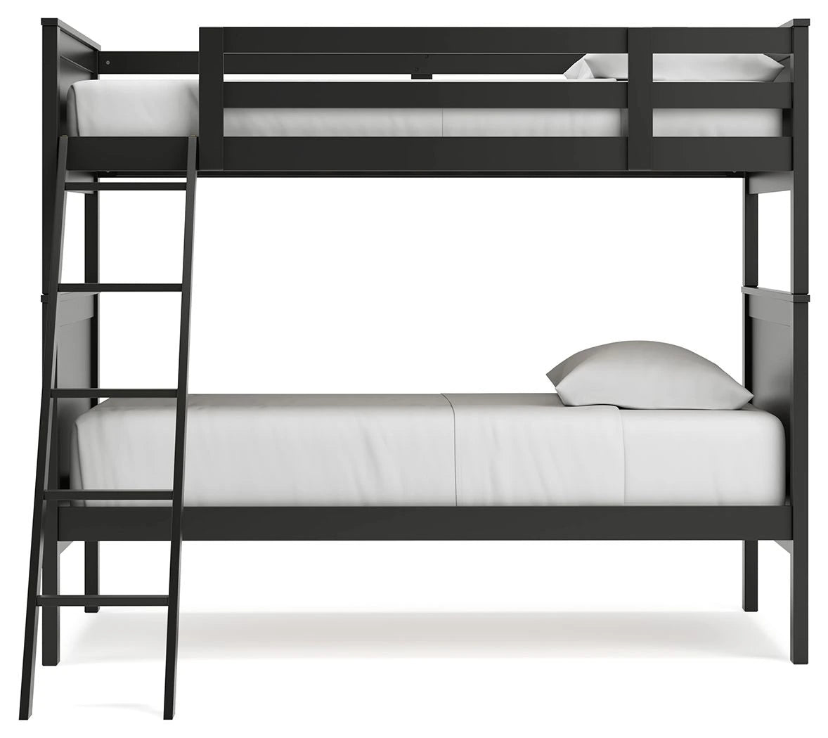 Nextonfort - Black - Twin Over Twin Bunk Bed