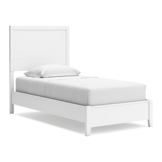 Binterglen - White - Twin Panel Bed