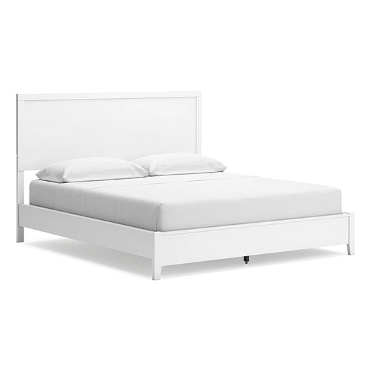 Binterglen - White - Queen Panel Bed