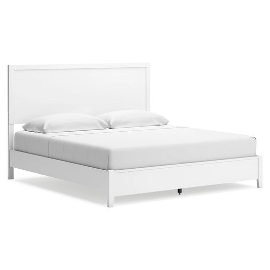 Binterglen - White - King Panel Bed