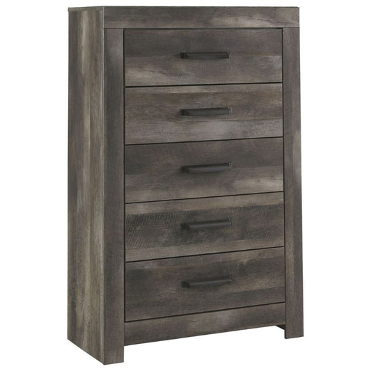 Wynnlow - Gray - Five Drawer Chest