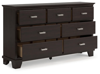 Covetown - Dark Brown - Dresser 3