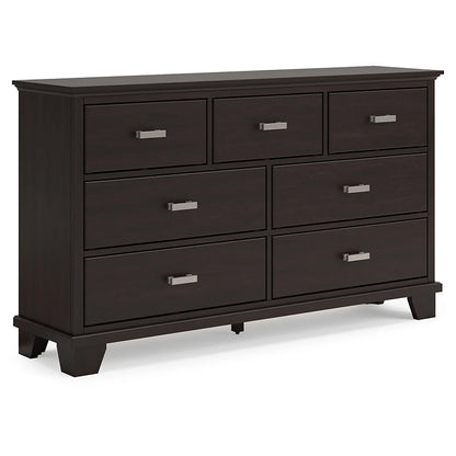 Covetown - Dark Brown - Dresser