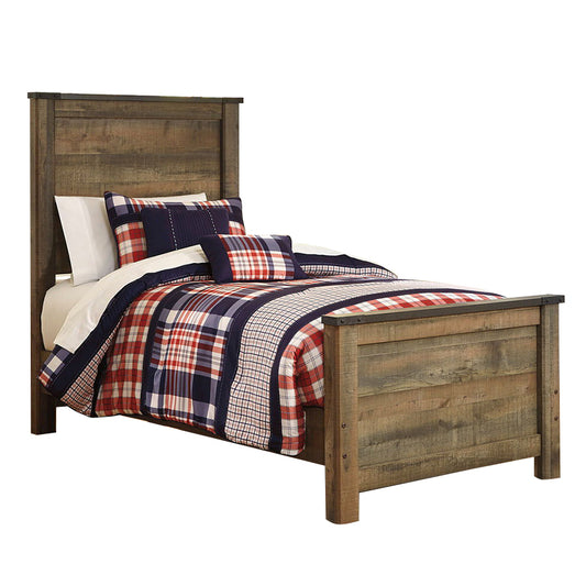 Trinell - Brown - Twin Panel Bed