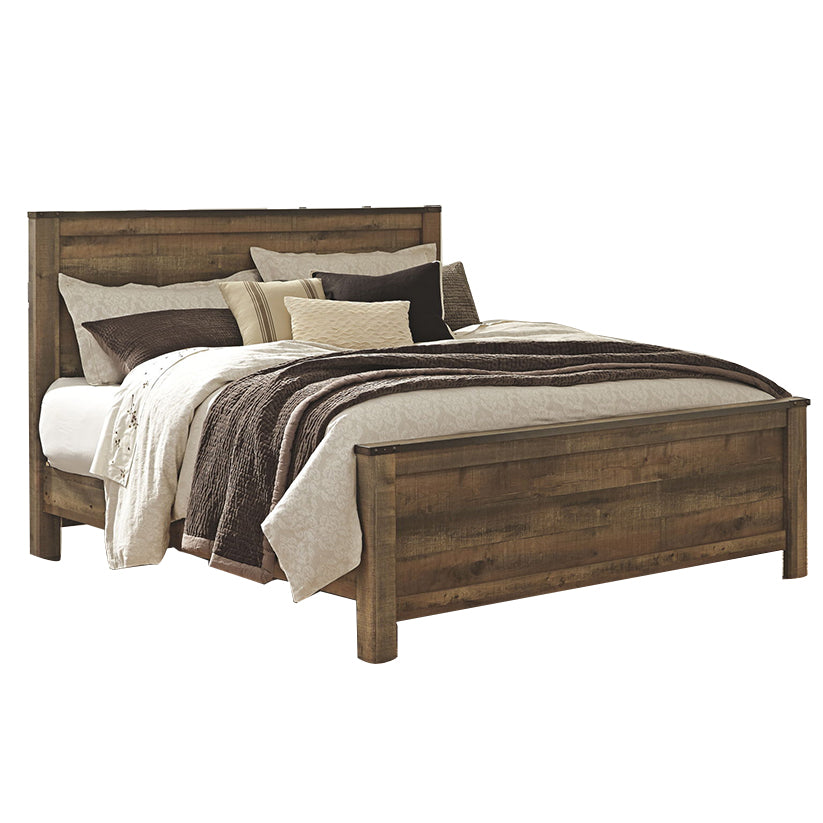 Trinell - Brown - King Panel Bed