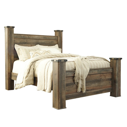 Trinell - Brown - Queen Poster Bed