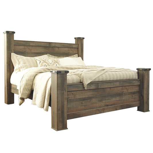 Trinell - Brown - King Poster Bed