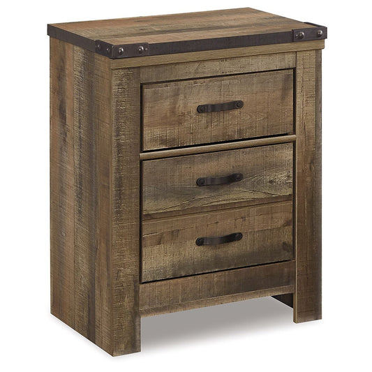 Trinell - Brown - Two Drawer Night Stand